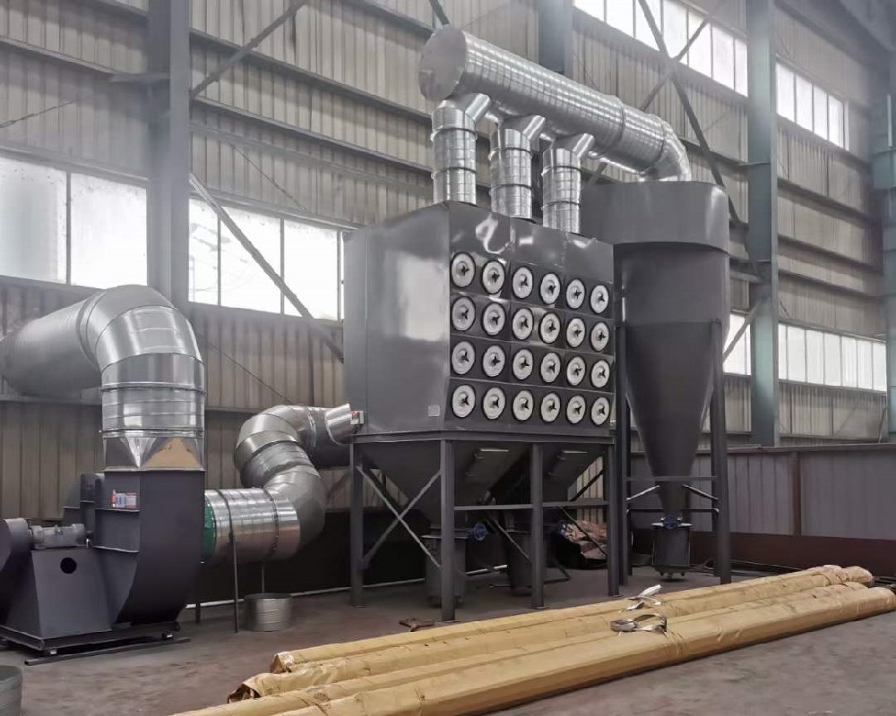 大型噴砂房除塵（無錫***壓力容器制造公司）